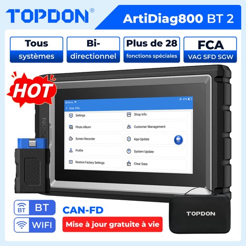 2026 topdon ad800 scanner - 2026, bt