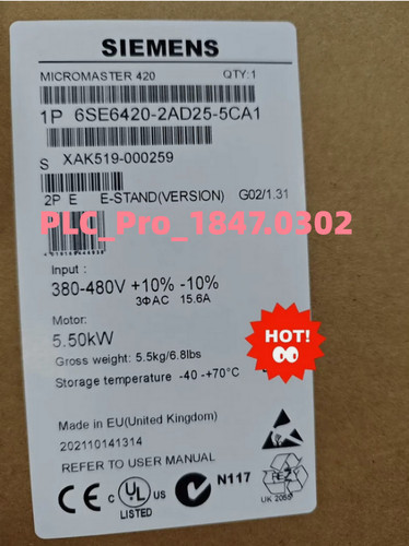 6se6420 2ad25 5ca1 1pzs nuovo - 1pzs,